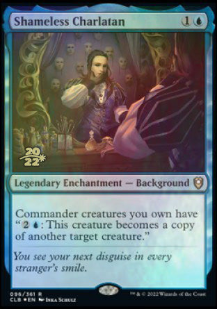 Shameless Charlatan [Commander Legends: Battle for Baldur's Gate Prerelease Promos] | Exor Games Dartmouth