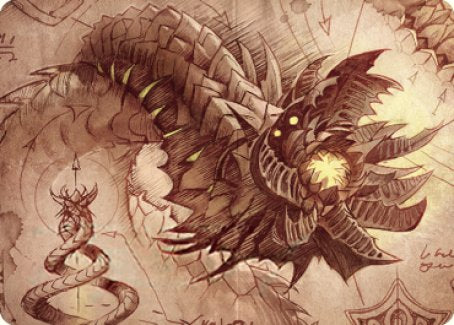 Wurmcoil Engine Art Card [The Brothers' War Art Series] | Exor Games Dartmouth