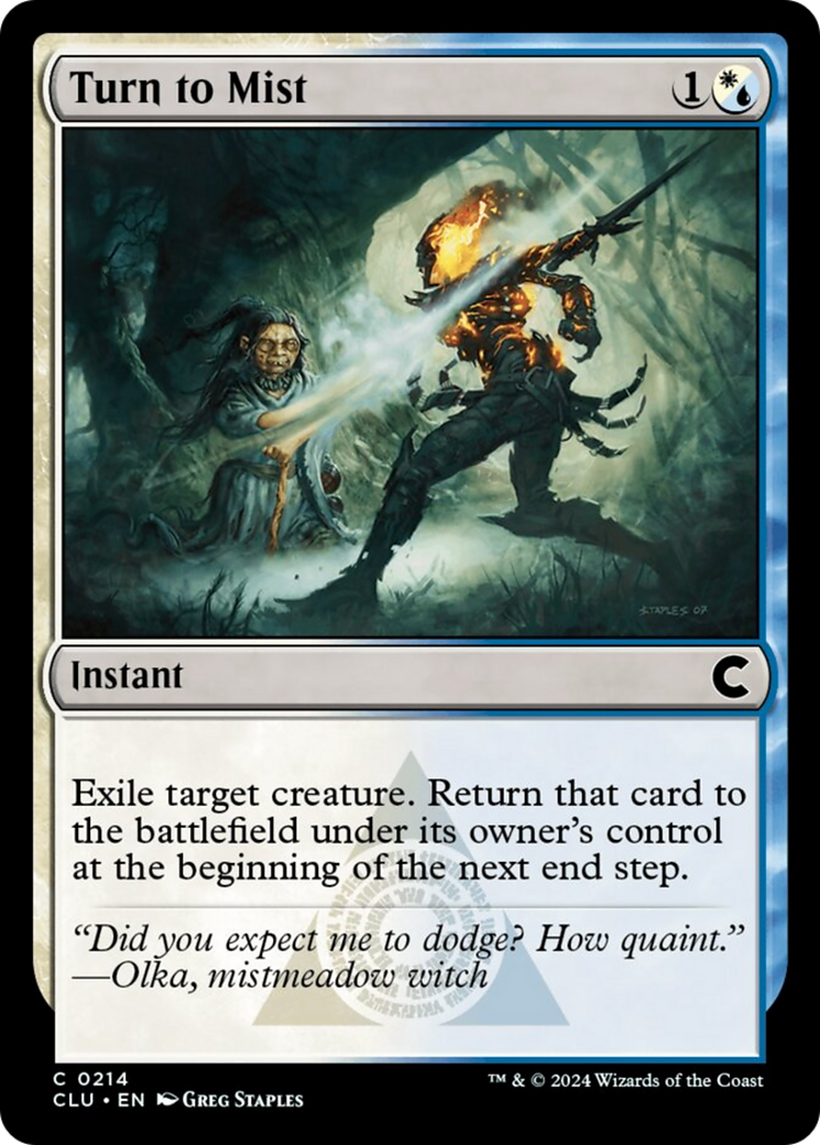 Turn to Mist [Ravnica: Clue Edition] | Exor Games Dartmouth