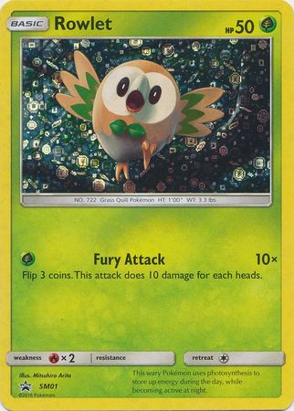 Rowlet (SM01) (General Mills Promo) [Sun & Moon: Black Star Promos] | Exor Games Dartmouth