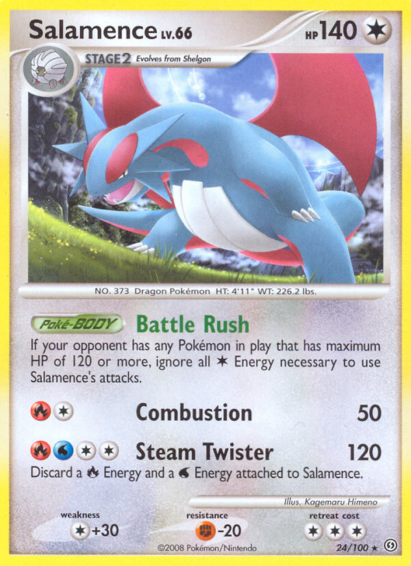 Salamence (24/100) [Diamond & Pearl: Stormfront] | Exor Games Dartmouth