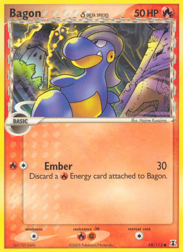 Bagon (58/113) (Delta Species) [EX: Delta Species] | Exor Games Dartmouth