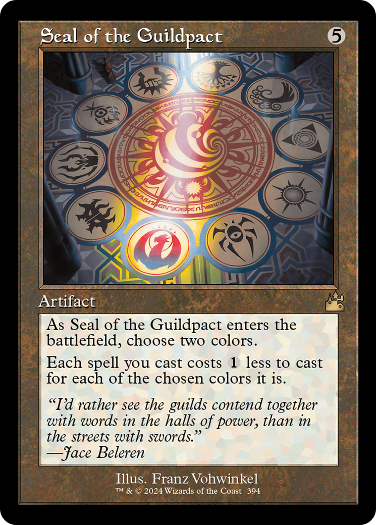 Seal of the Guildpact (Retro Frame) [Ravnica Remastered] | Exor Games Dartmouth