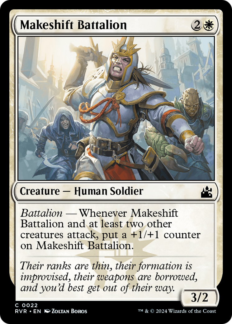 Makeshift Battalion [Ravnica Remastered] | Exor Games Dartmouth