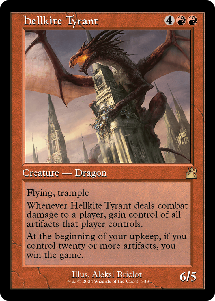 Hellkite Tyrant (Retro Frame) [Ravnica Remastered] | Exor Games Dartmouth