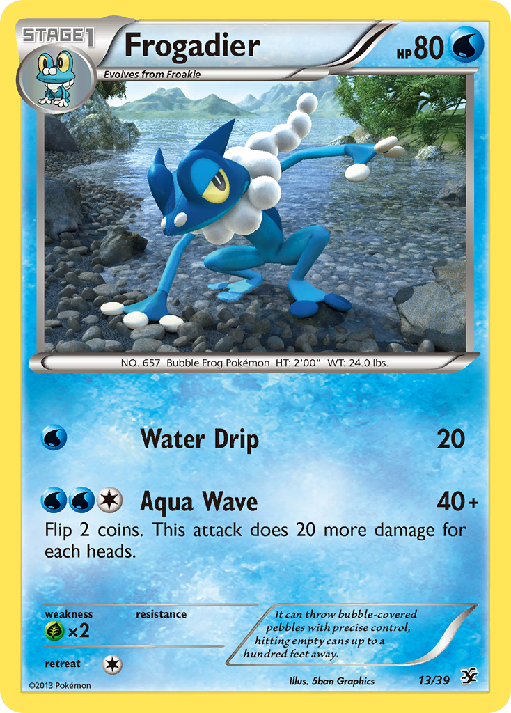 Frogadier (13/39) [XY: Kalos Starter Set] | Exor Games Dartmouth