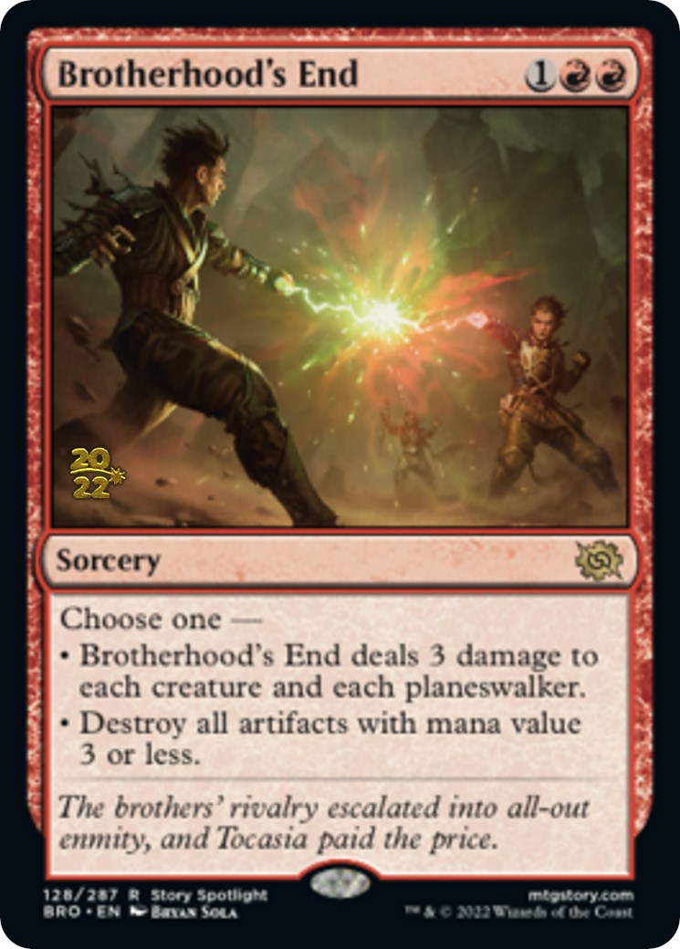 Brotherhood's End [The Brothers' War: Prerelease Promos] | Exor Games Dartmouth