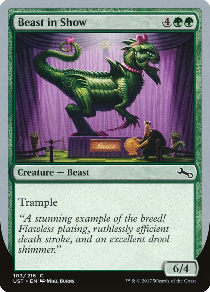 Beast in Show ("A stunning example...") [Unstable] | Exor Games Dartmouth