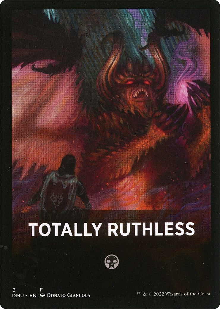 Totally Ruthless Theme Card [Dominaria United Tokens] | Exor Games Dartmouth
