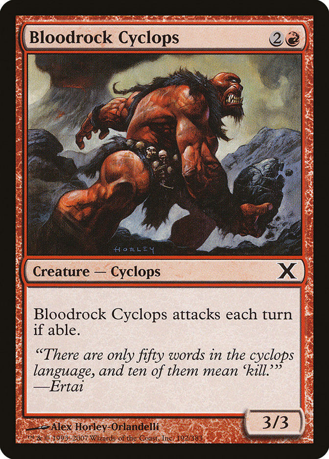 Bloodrock Cyclops [Tenth Edition] | Exor Games Dartmouth