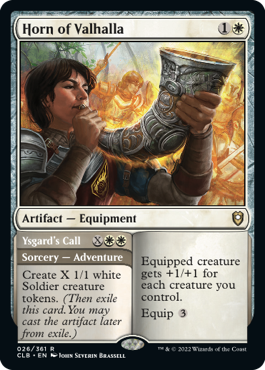 Horn of Valhalla // Ysgard's Call [Commander Legends: Battle for Baldur's Gate] | Exor Games Dartmouth