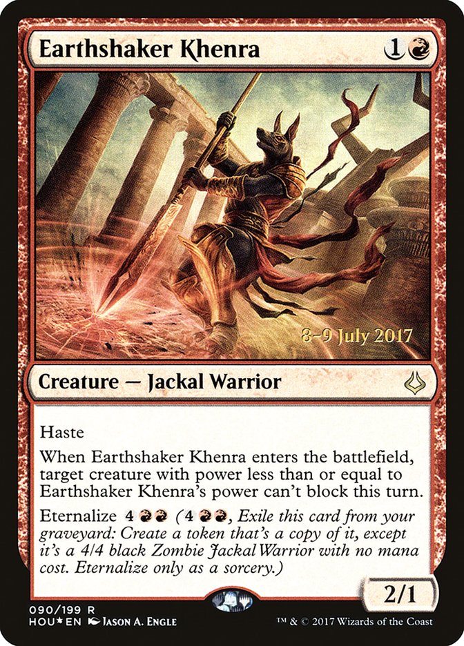 Earthshaker Khenra  [Hour of Devastation Prerelease Promos] | Exor Games Dartmouth