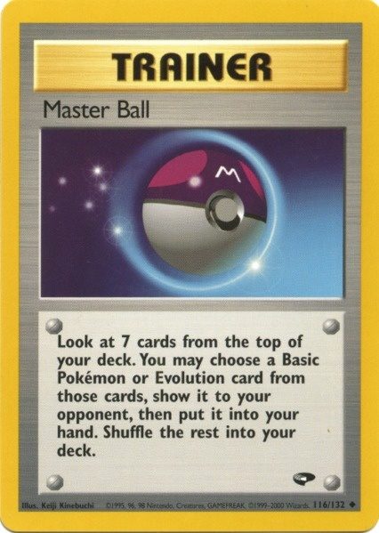 Master Ball (116/132) [Gym Challenge Unlimited] | Exor Games Dartmouth