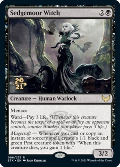 Sedgemoor Witch [Strixhaven: School of Mages Prerelease Promos] | Exor Games Dartmouth