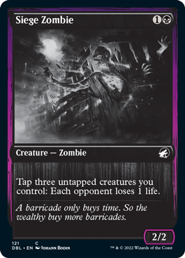 Siege Zombie [Innistrad: Double Feature] | Exor Games Dartmouth