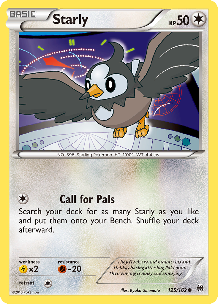 Starly (125/162) [XY: BREAKthrough] | Exor Games Dartmouth