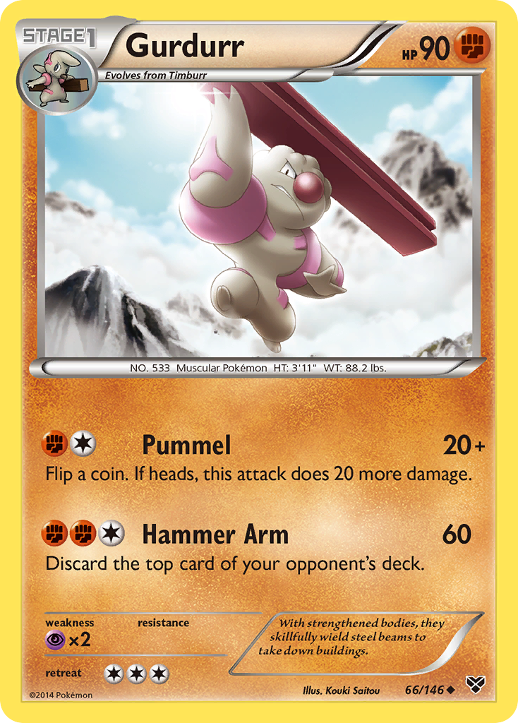 Gurdurr (66/146) [XY: Base Set] | Exor Games Dartmouth