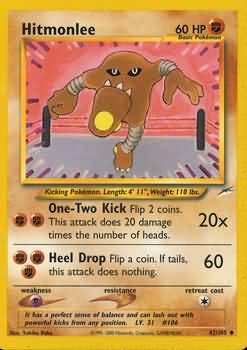 Hitmonlee (42/105) [Neo Destiny Unlimited] | Exor Games Dartmouth