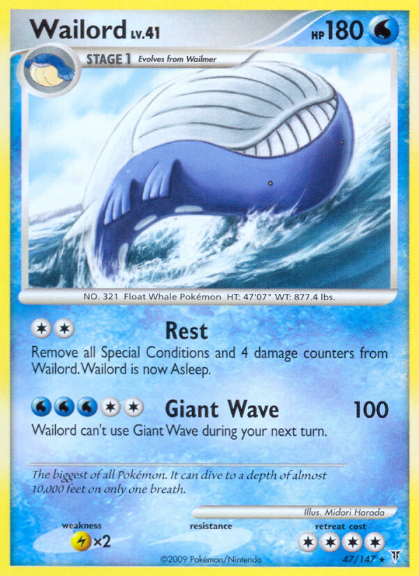 Wailord (47/147) [Platinum: Supreme Victors] | Exor Games Dartmouth