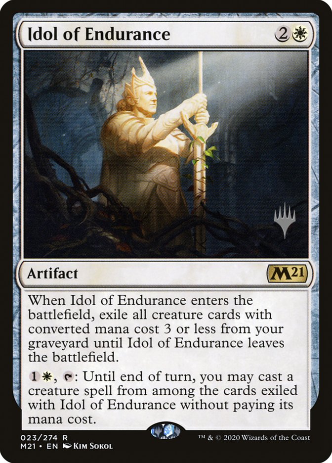 Idol of Endurance (Promo Pack) [Core Set 2021 Promos] | Exor Games Dartmouth