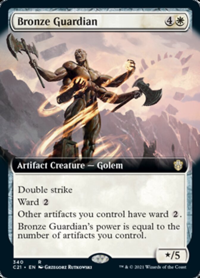 Bronze Guardian (Extended) [Commander 2021] | Exor Games Dartmouth