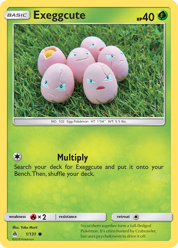 Exeggcute (1/131) [Sun & Moon: Forbidden Light] | Exor Games Dartmouth