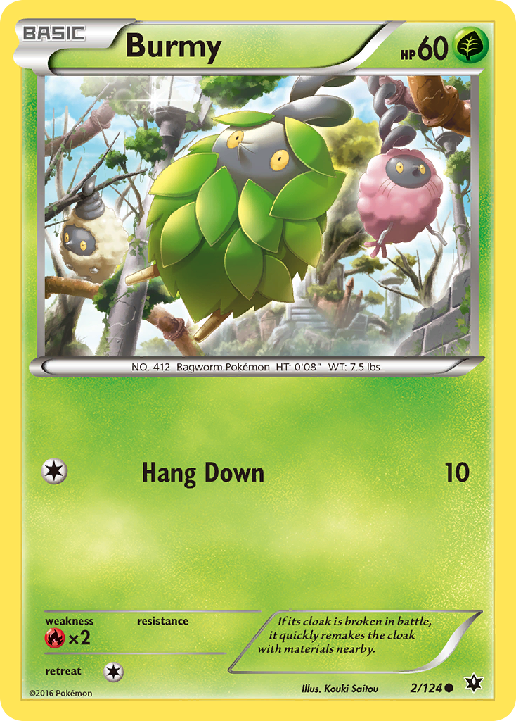 Burmy (2/124) [XY: Fates Collide] | Exor Games Dartmouth