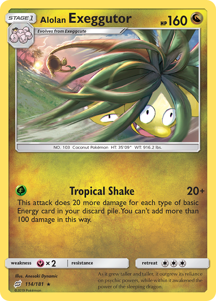 Alolan Exeggutor (114/181) [Sun & Moon: Team Up] | Exor Games Dartmouth