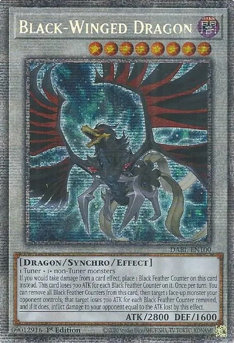 Black-Winged Dragon [DABL-EN100] Starlight Rare | Exor Games Dartmouth