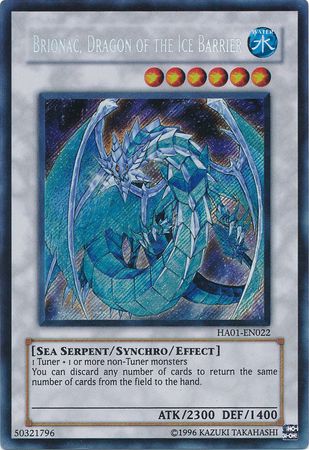 Brionac, Dragon of the Ice Barrier [HA01-EN022] Secret Rare | Exor Games Dartmouth