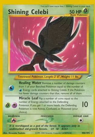 Shining Celebi (106/105) [Neo Destiny Unlimited] | Exor Games Dartmouth