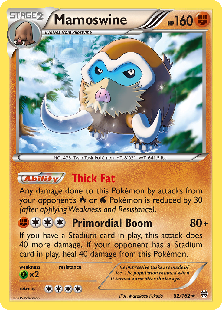 Mamoswine (82/162) [XY: BREAKthrough] | Exor Games Dartmouth