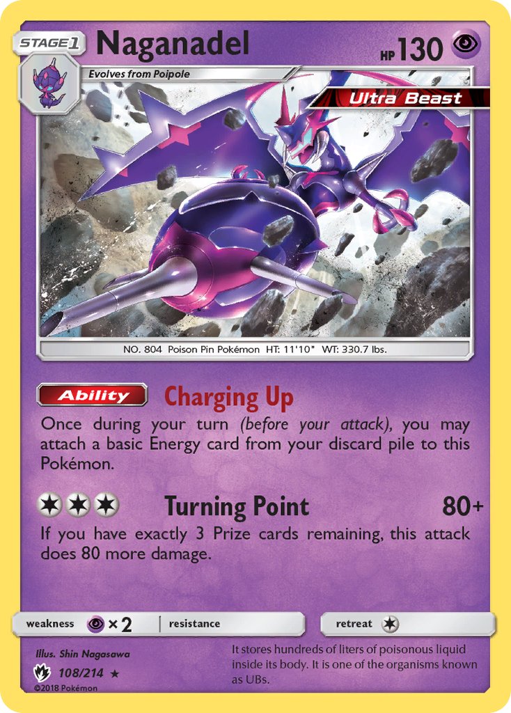 Naganadel(108/214) (Theme Deck Exclusive) [Sun & Moon: Lost Thunder] | Exor Games Dartmouth