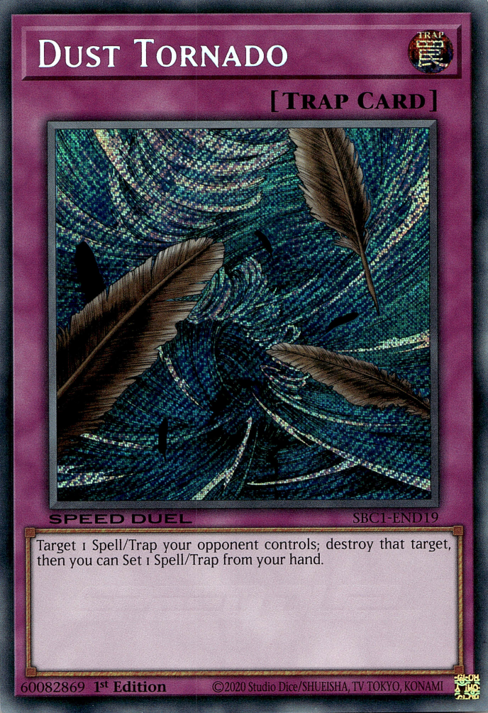 Dust Tornado [SBC1-END19] Secret Rare | Exor Games Dartmouth