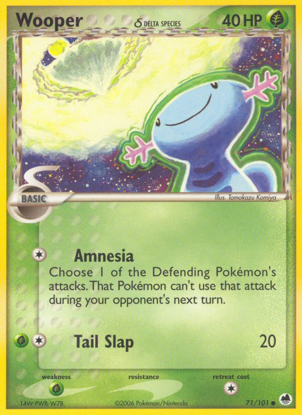 Wooper (71/101) (Delta Species) [EX: Dragon Frontiers] | Exor Games Dartmouth