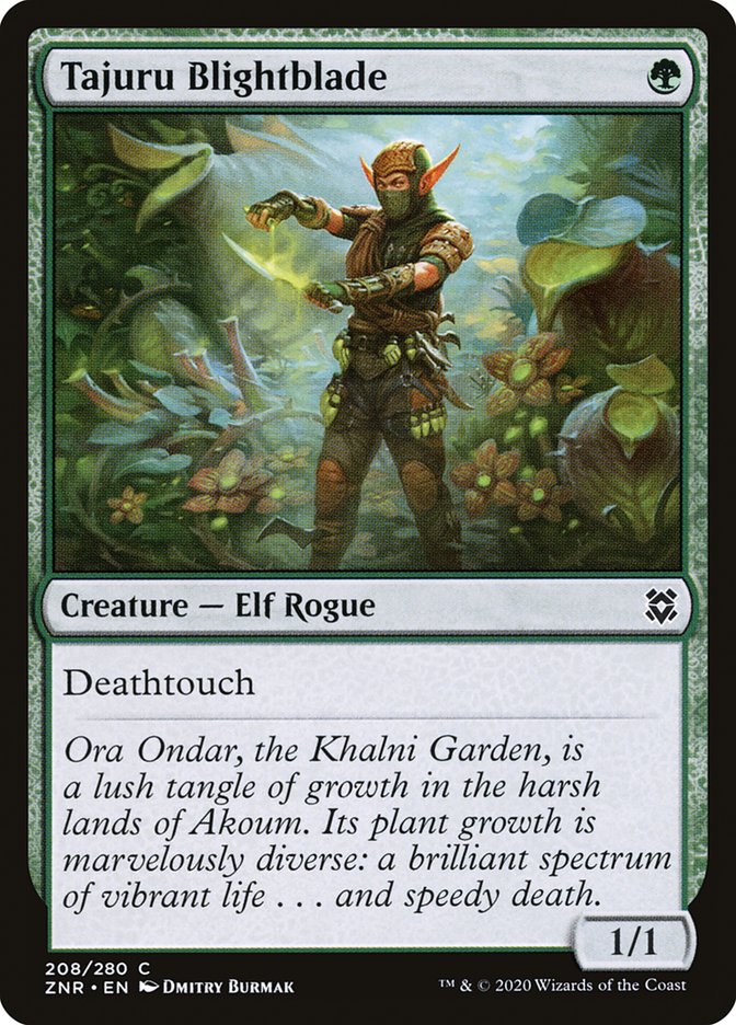 Tajuru Blightblade [Zendikar Rising] | Exor Games Dartmouth