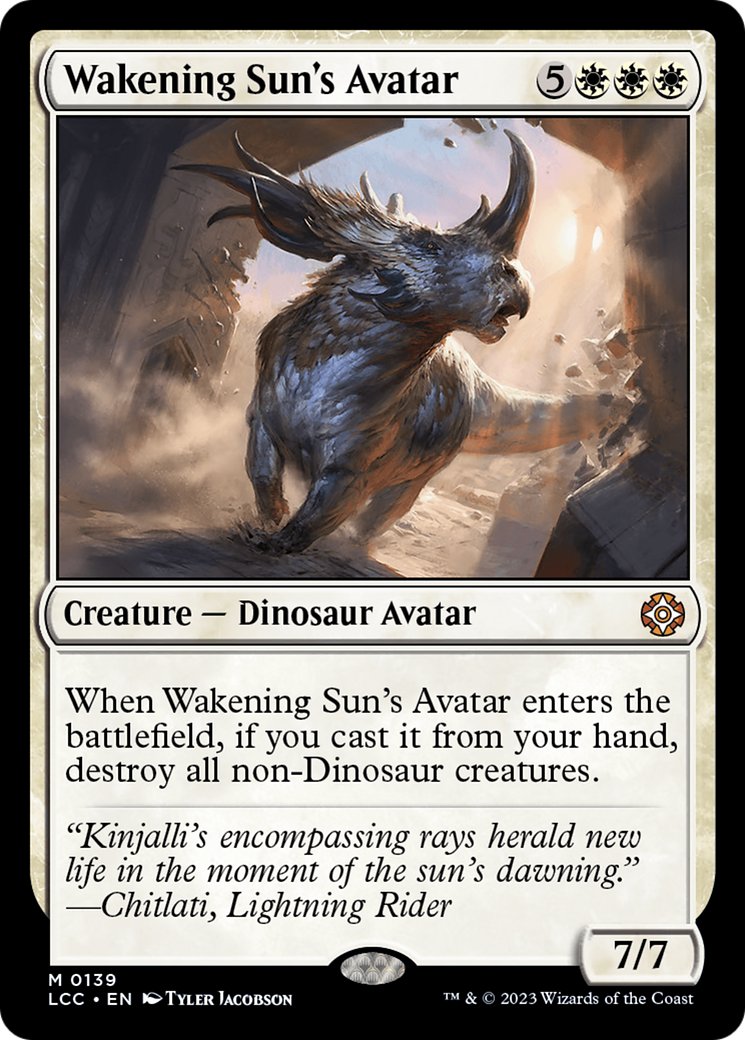 Wakening Sun's Avatar [The Lost Caverns of Ixalan Commander] | Exor Games Dartmouth