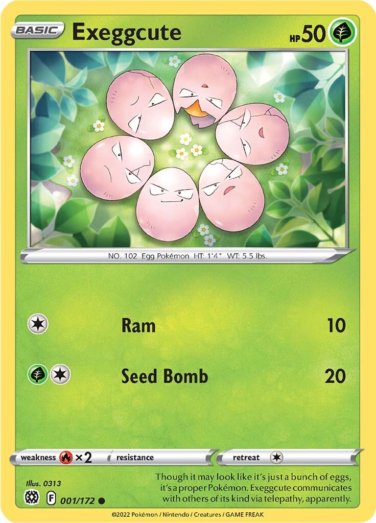 Exeggcute (001/172) [Sword & Shield: Brilliant Stars] | Exor Games Dartmouth