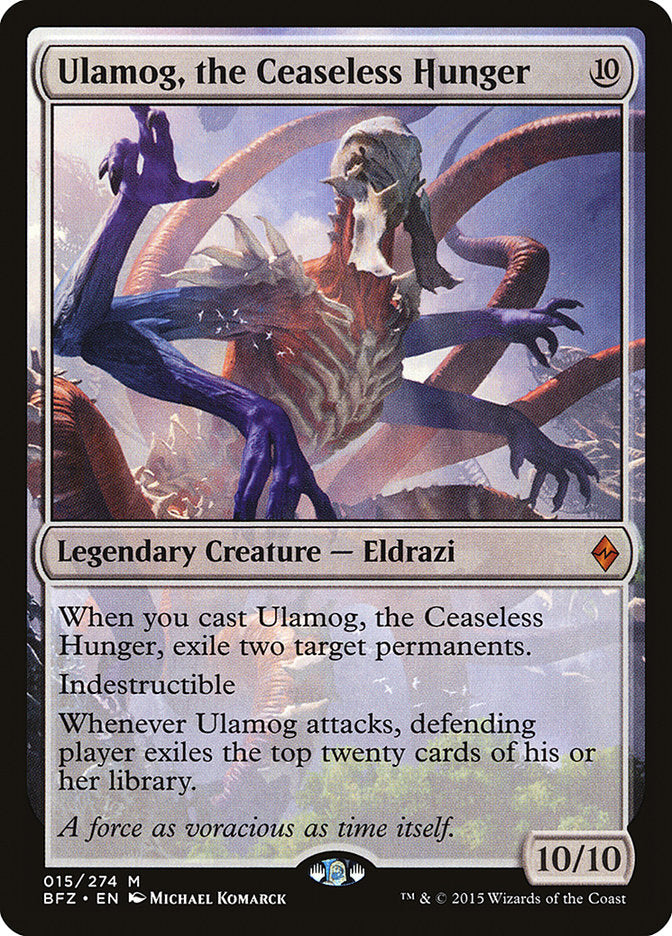 Ulamog, the Ceaseless Hunger [Battle for Zendikar] | Exor Games Dartmouth