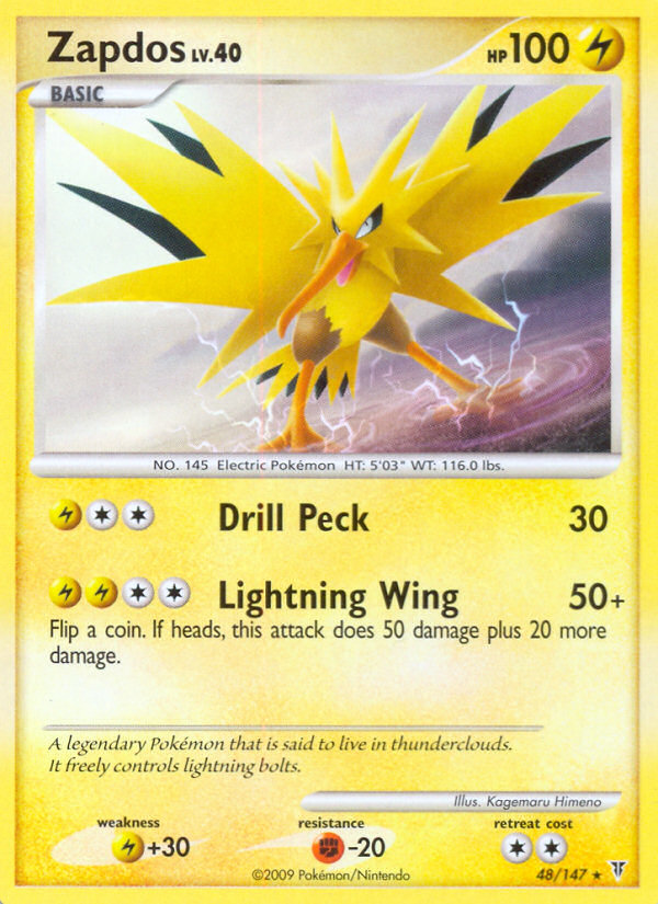 Zapdos (48/147) [Platinum: Supreme Victors] | Exor Games Dartmouth