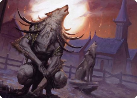 Lord of the Ulvenwald Art Card [Innistrad: Midnight Hunt Art Series] | Exor Games Dartmouth