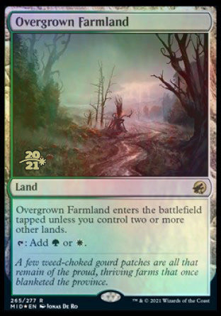 Overgrown Farmland [Innistrad: Midnight Hunt Prerelease Promos] | Exor Games Dartmouth