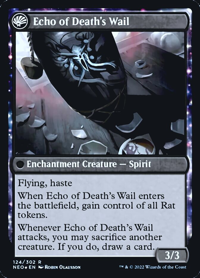 Tribute to Horobi // Echo of Death's Wail [Kamigawa: Neon Dynasty Prerelease Promos] | Exor Games Dartmouth