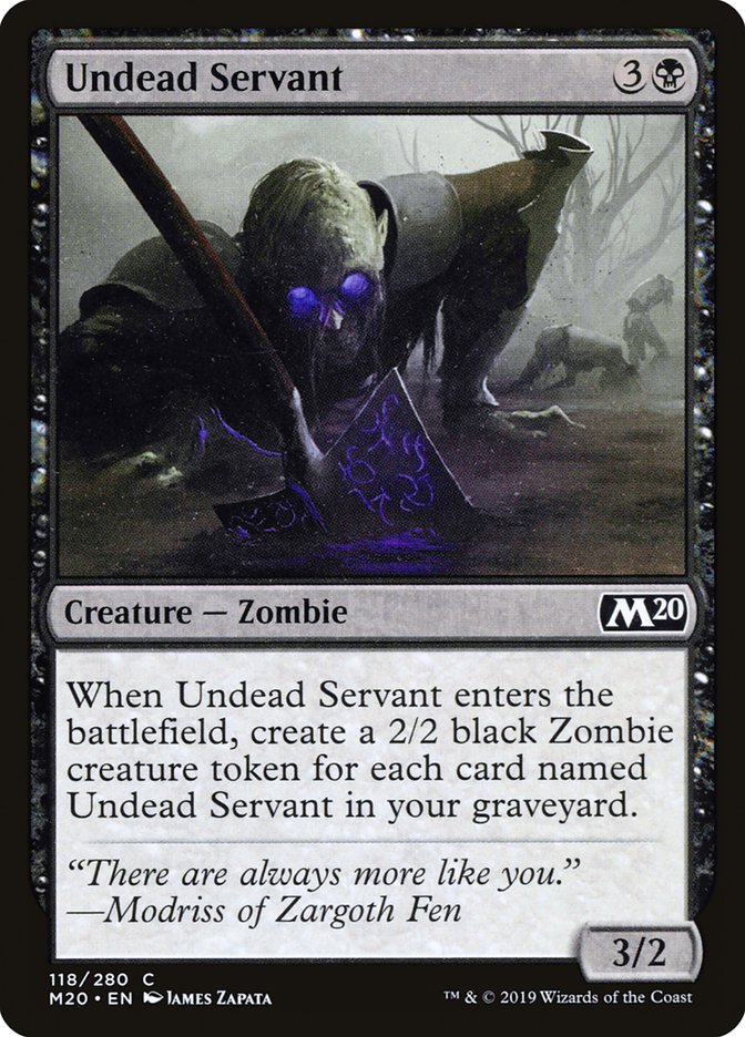 Undead Servant [Core Set 2020] | Exor Games Dartmouth