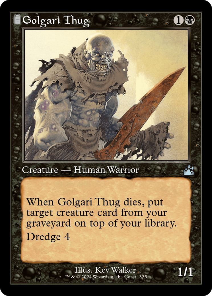 Golgari Thug (Retro Frame) [Ravnica Remastered] | Exor Games Dartmouth