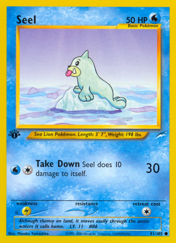 Seel (81/105) [Neo Destiny 1st Edition] | Exor Games Dartmouth