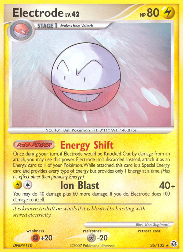 Electrode (26/132) [Diamond & Pearl: Secret Wonders] | Exor Games Dartmouth