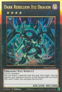 Dark Rebellion Xyz Dragon [MAGO-EN032] Gold Rare | Exor Games Dartmouth