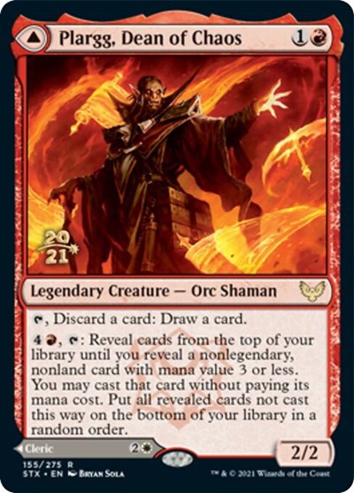 Plargg, Dean of Chaos // Augusta, Dean of Order [Strixhaven: School of Mages Prerelease Promos] | Exor Games Dartmouth