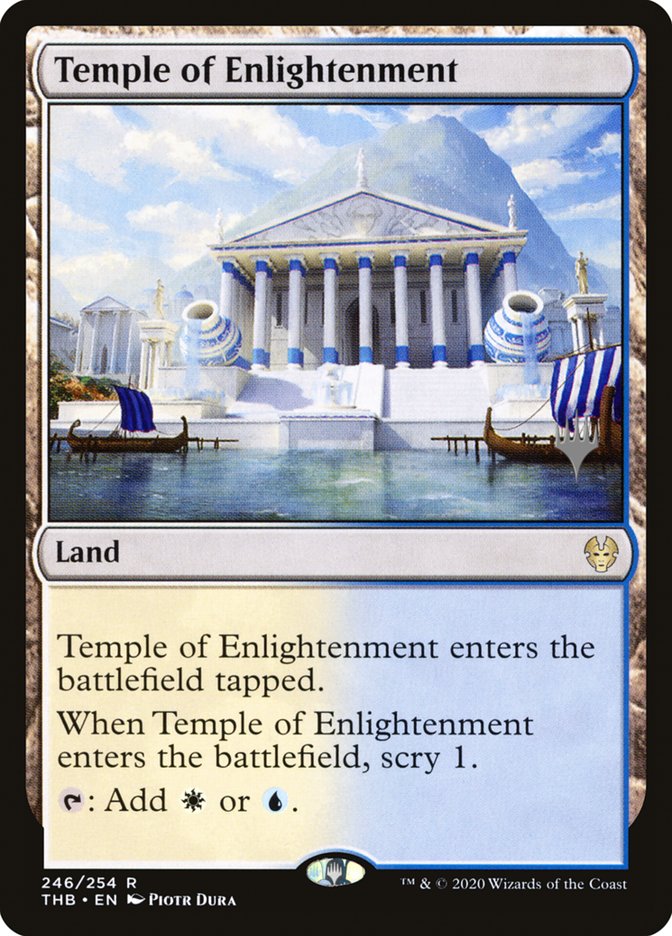 Temple of Enlightenment (Promo Pack) [Theros Beyond Death Promos] | Exor Games Dartmouth